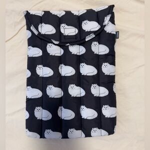 Baggu Fluffy Cat 13” Laptop Sleeve